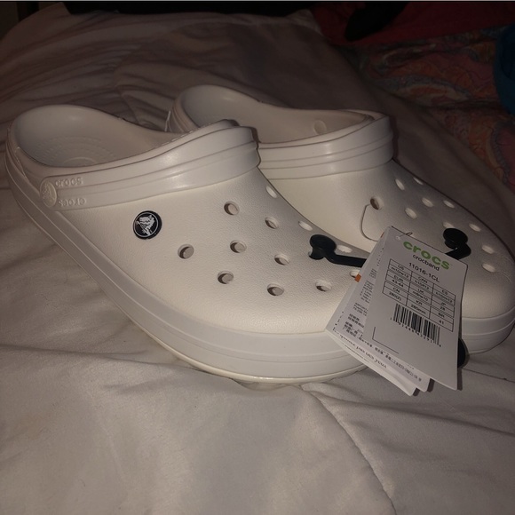 white crocs size 10